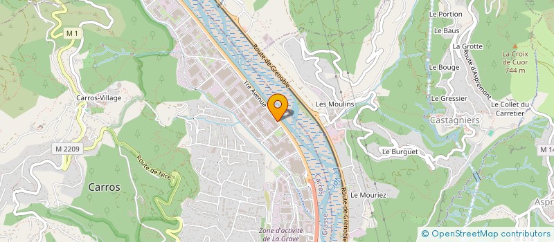localisation de l'entreprise MS TRANSPORTS à CARROS