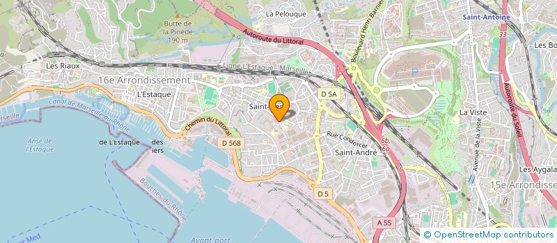localisation de l'entreprise MS TRANSPORTS ET NEGOCE à MARSEILLE 16E ARRONDISSEMENT