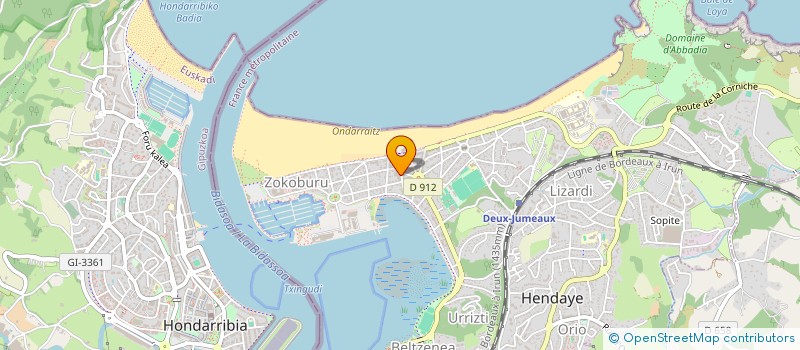 localisation de l'entreprise MS WATER CONSULT  HENDAYE