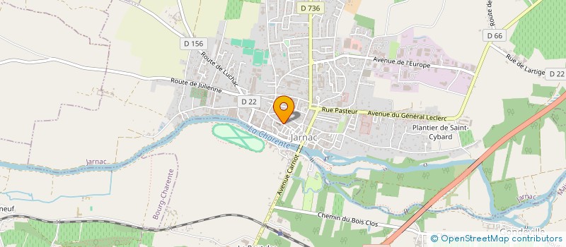 localisation de l'entreprise MS1 COGNAC à JARNAC