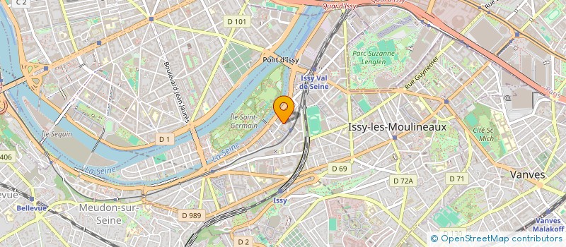 localisation de l'entreprise MS2 CONSULTING à ISSY-LES-MOULINEAUX