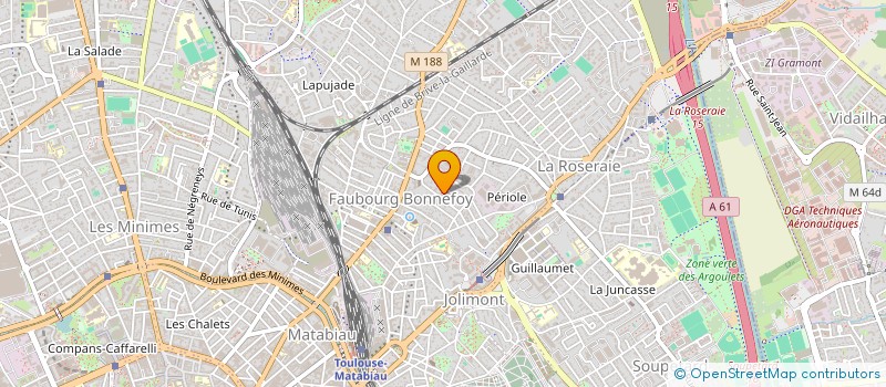 localisation de l'entreprise MS2A à TOULOUSE