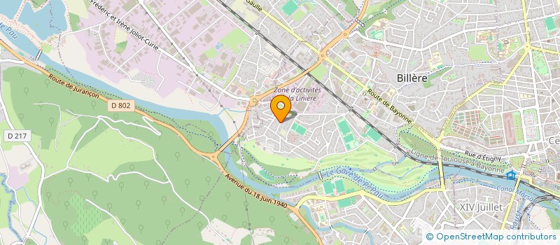 localisation de l'entreprise MS2B  BILLERE