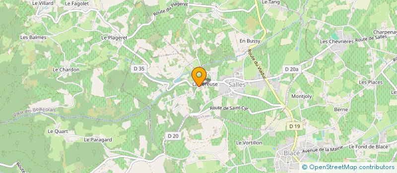 localisation de l'entreprise MS2C  SALLES-ARBUISSONNAS-EN-BEAUJOLAIS