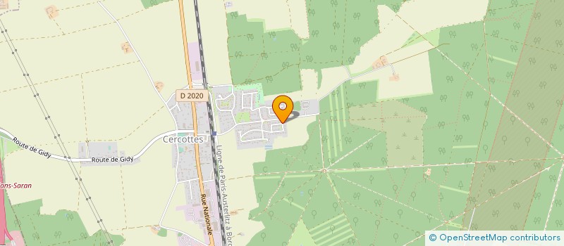localisation de l'entreprise MS2E FINANCES à CERCOTTES