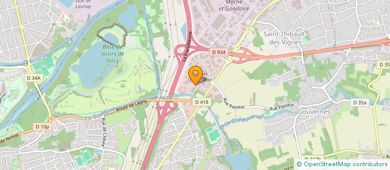 localisation de l'entreprise MS2J à SAINT-THIBAULT-DES-VIGNES