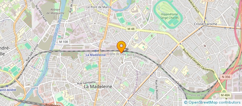 localisation de l'entreprise MS2J à MARCQ-EN-BARŒUL