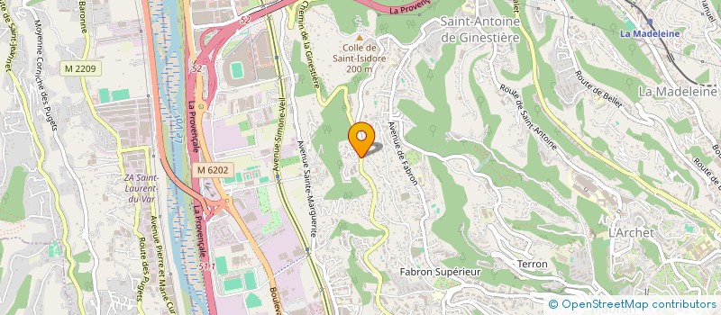 localisation de l'entreprise MS2L  NICE