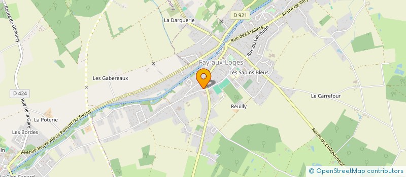 localisation de l'entreprise MS2M à FAY-AUX-LOGES