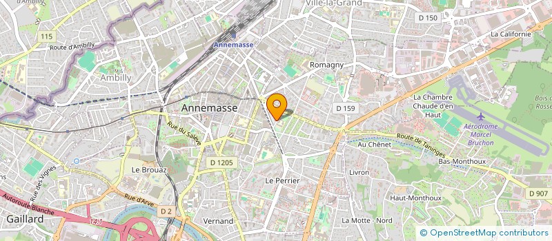 localisation de l'entreprise MS2MO à ANNEMASSE