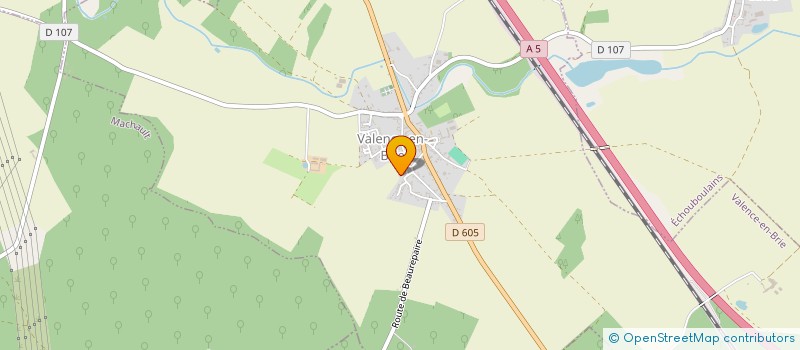 localisation de l'entreprise MS2P à VALENCE-EN-BRIE