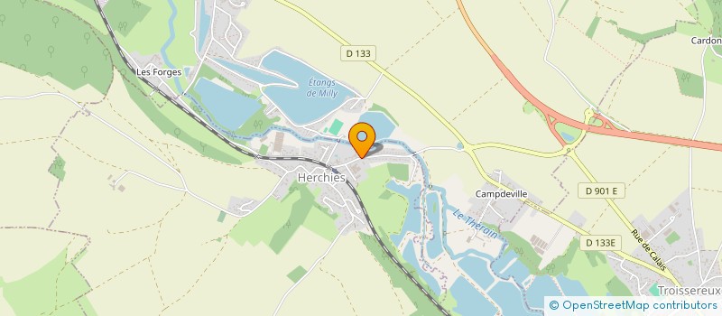 localisation de l'entreprise MS3  MILLY-SUR-THERAIN