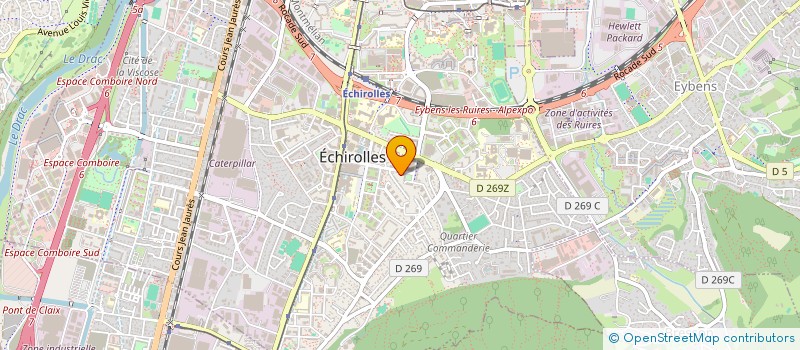localisation de l'entreprise MS38 à ECHIROLLES