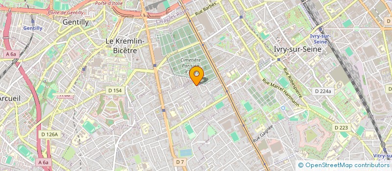 localisation de l'entreprise MS3F PALETTES à IVRY-SUR-SEINE