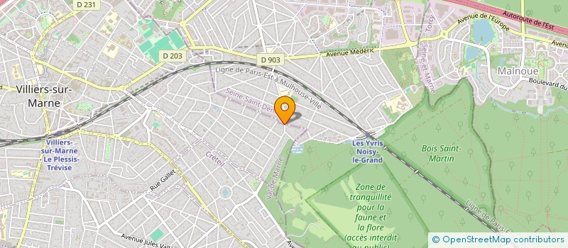 localisation de l'entreprise MS3I CONSULTING  VILLIERS-SUR-MARNE