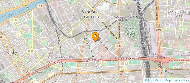 localisation de l'entreprise MS9 DIFFUSION à SAINT-OUEN-SUR-SEINE