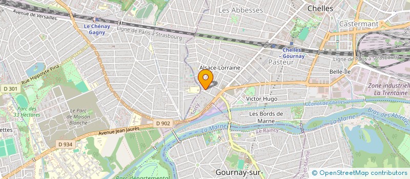 localisation de l'entreprise MSA  CHELLES