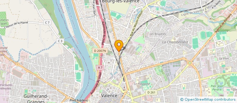 localisation de l'entreprise MSA  BOURG-LES-VALENCE