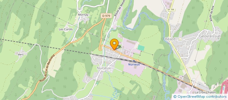 localisation de l'entreprise MSA  NURIEUX-VOLOGNAT