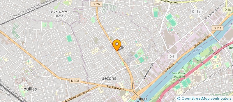 localisation de l'entreprise MSA à BEZONS