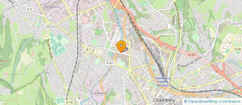 localisation de l'entreprise MSA ALPES DU NORD à CHAMBERY