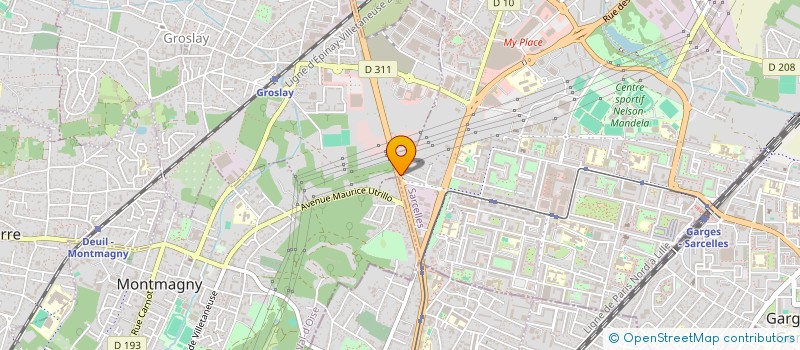 localisation de l'entreprise MSA ATELIER  GROSLAY