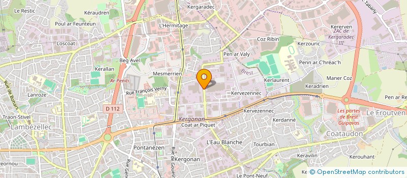 localisation de l'entreprise MSA-BRUZ à BREST