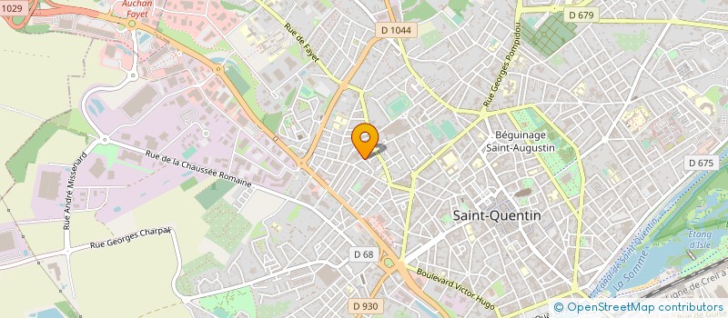 localisation de l'entreprise MSA CONSTRUCTION à SAINT-QUENTIN