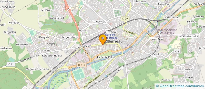 localisation de l'entreprise MSA D ARMORIQUE à LANDERNEAU