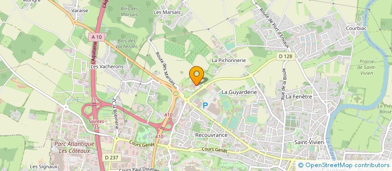 localisation de l'entreprise MSA DES CHARENTES à SAINTES