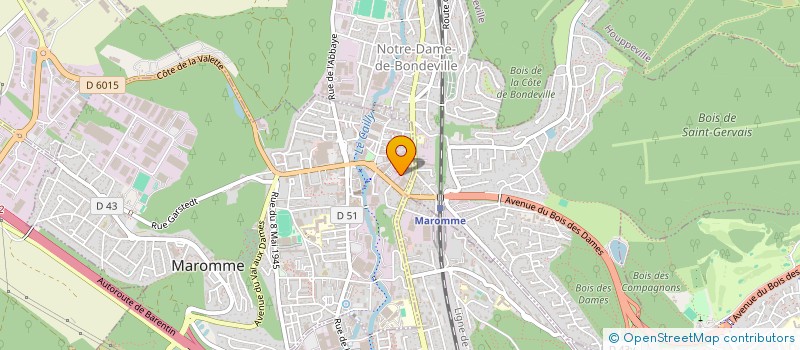 localisation de l'entreprise MSA-IMMO  MAROMME