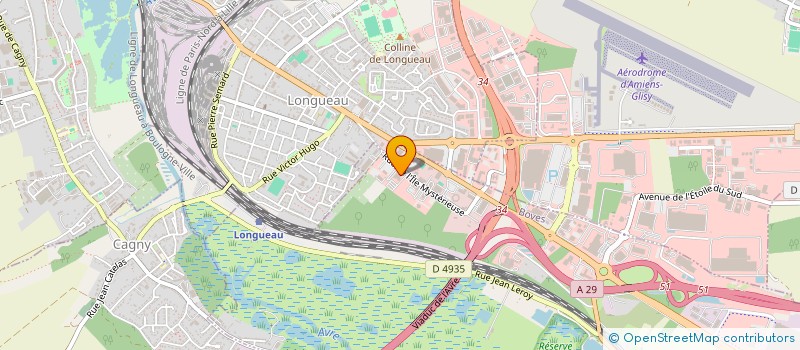 localisation de l'entreprise MSA PICARDIE à BOVES