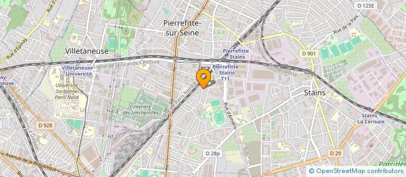 localisation de l'entreprise MSA RESINE à PIERREFITTE-SUR-SEINE