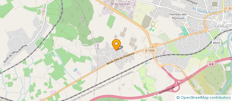 localisation de l'entreprise MSA STORES à LE MUY