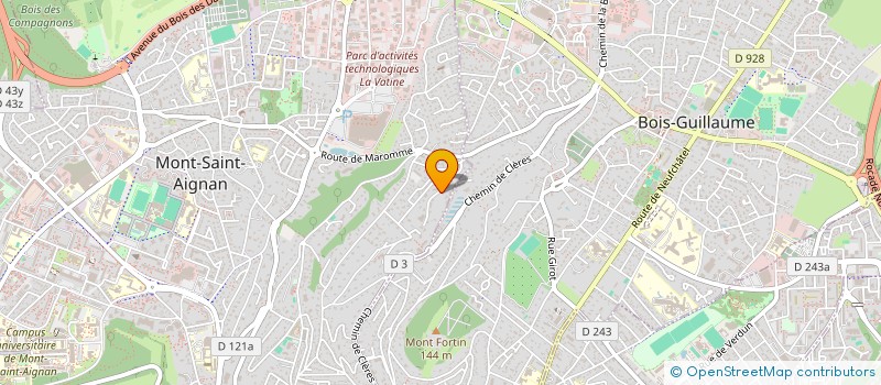 localisation de l'entreprise MSA TECHNOLOGIE  MONT-SAINT-AIGNAN