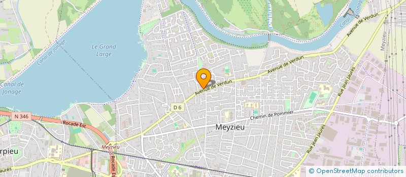 localisation de l'entreprise MSA TRANS à MEYZIEU