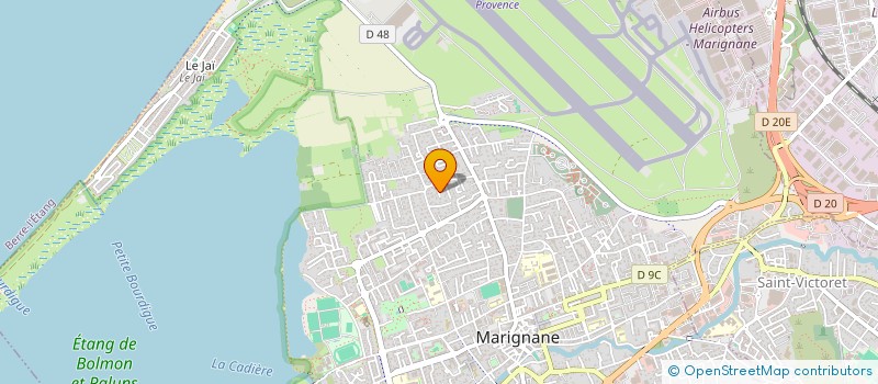 localisation de l'entreprise MSA TRAVAUX  MARIGNANE