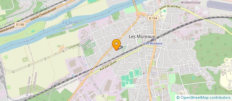 localisation de l'entreprise MSAA à LES MUREAUX