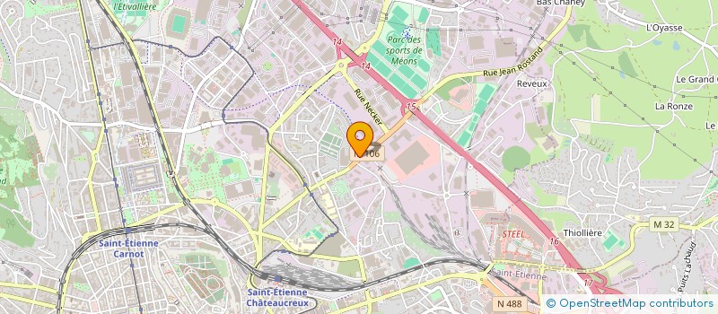 localisation de l'entreprise MSAADE REVETEMENT  SAINT-ETIENNE