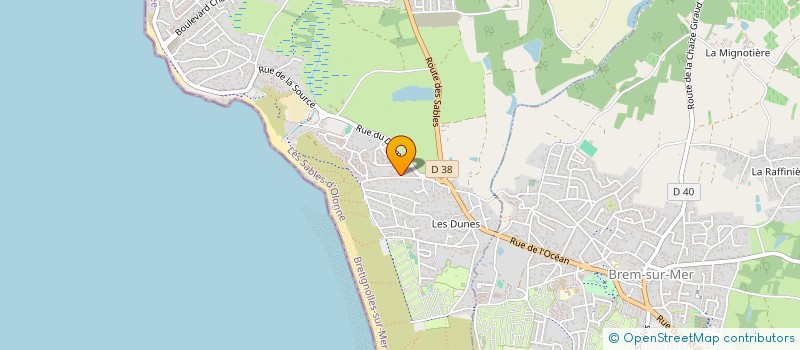localisation de l'entreprise MSAB LOISIRS à BRETIGNOLLES-SUR-MER