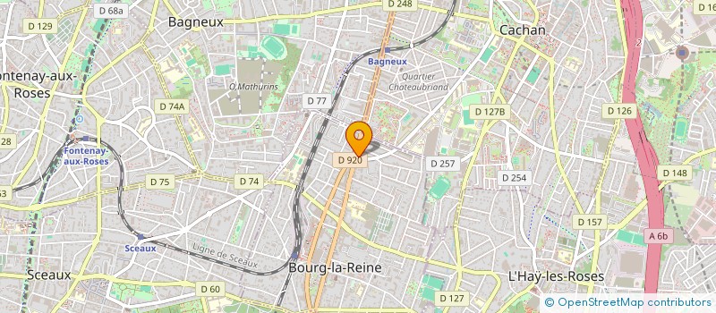 localisation de l'entreprise MSAP à BOURG-LA-REINE