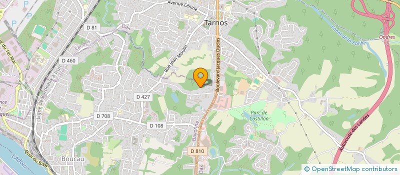 localisation de l'entreprise MSAT  BOUCAU