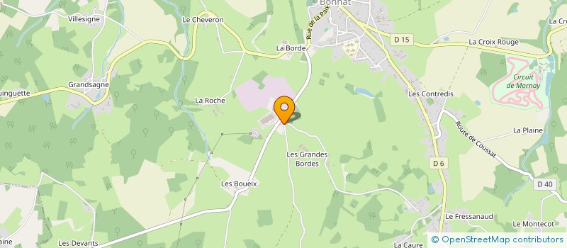 localisation de l'entreprise MSB 23 à BONNAT