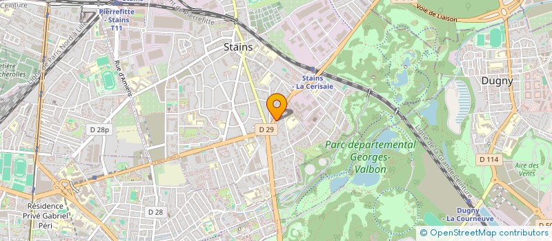 localisation de l'entreprise MSB  STAINS