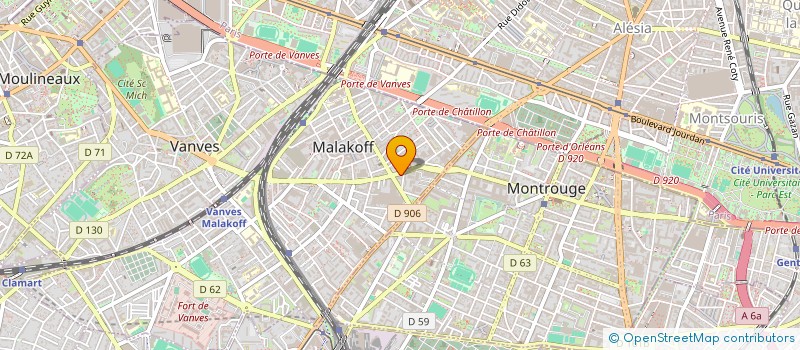 localisation de l'entreprise MSB à MALAKOFF