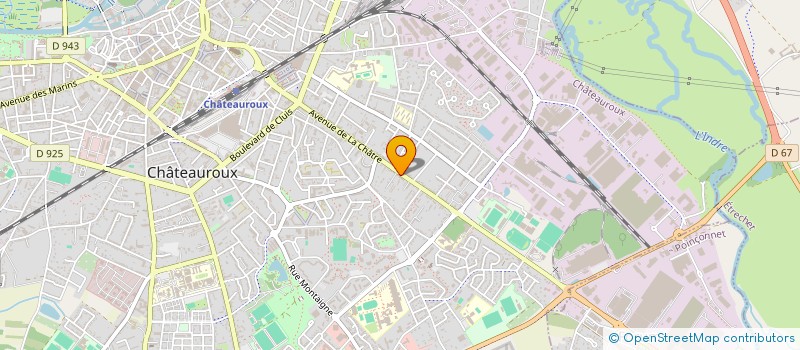 localisation de l'entreprise MSB à CHATEAUROUX