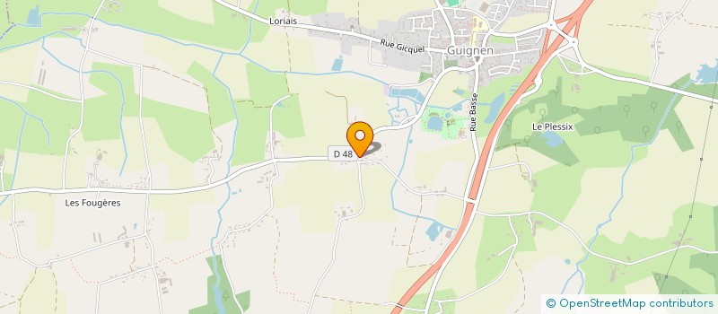 localisation de l'entreprise MSB  GUIGNEN