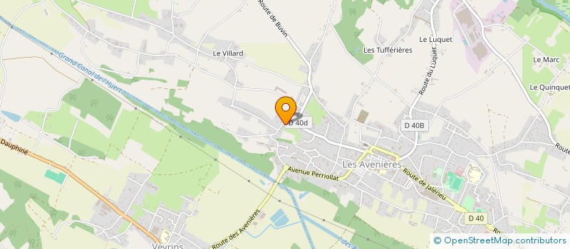 localisation de l'entreprise MSB  LES AVENIERES VEYRINS-THUELLIN