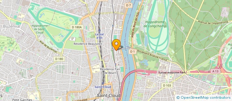 localisation de l'entreprise MSB à SAINT-CLOUD