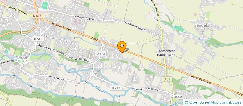 localisation de l'entreprise MSB FINANCES  SERRES-CASTET